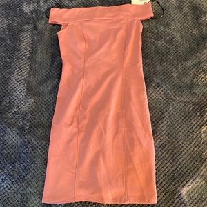 Light pink bodycon dress